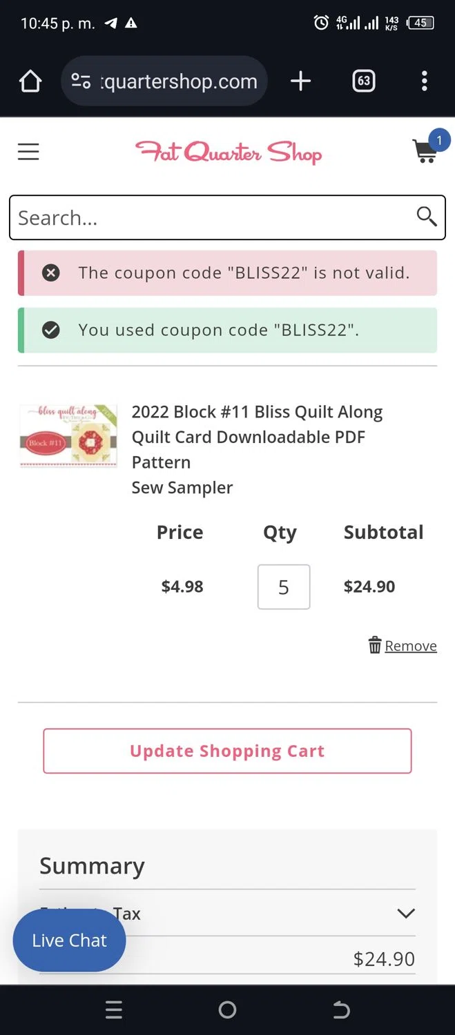 Fat Quarter Shop Promo Codes – 20% Off | June 2024