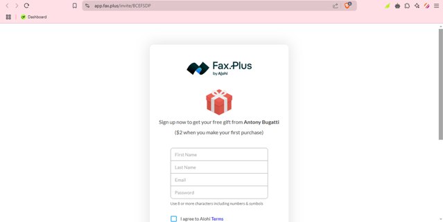 Fax.Plus checkout page showing Fax.Plus promo code box | Screenshot taken by SimplyCodes community member on Jan 21, 2025