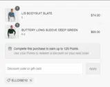 FAYT The Label coupon verification screenshot