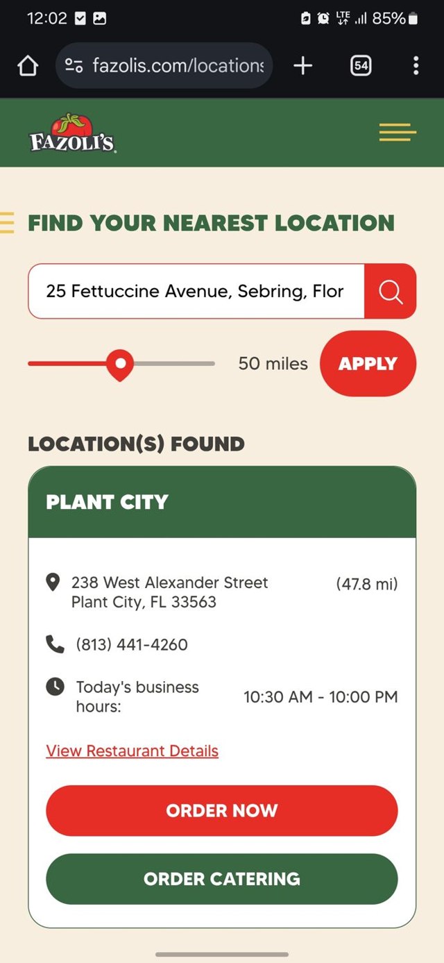 Fazoli's Discount Codes 10 Off (1 Verified) Sep 2025