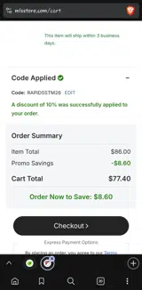 FC Cincinnati coupon verification screenshot