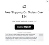 MLS24 coupon verification screenshot