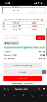 WELCOMEBONUS coupon verification screenshot