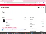 FDNY Shop coupon verification screenshot