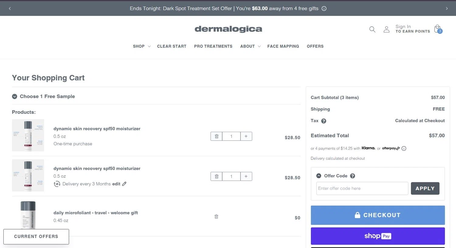 FedEx checkout page showing FedEx promo code box | Screenshot taken by SimplyCodes community member on Mar 1, 2025