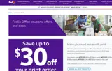 FedEx coupon verification screenshot