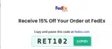 FedEx coupon verification screenshot