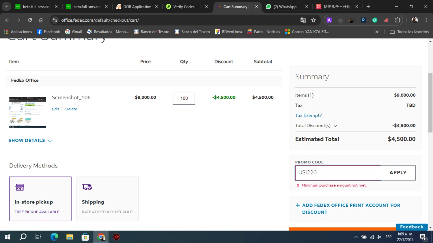 FedEx Office Promo Codes 20 Off August 2024