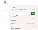 FeelGood Organic Superfoods coupon verification screenshot