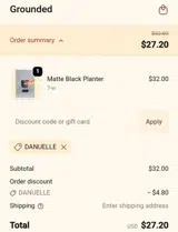 Grounded coupon verification screenshot