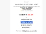 FREESHIPME coupon verification screenshot