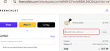 Feenchlet coupon verification screenshot