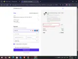 Feenchlet coupon verification screenshot