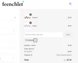 Feenchlet coupon verification screenshot