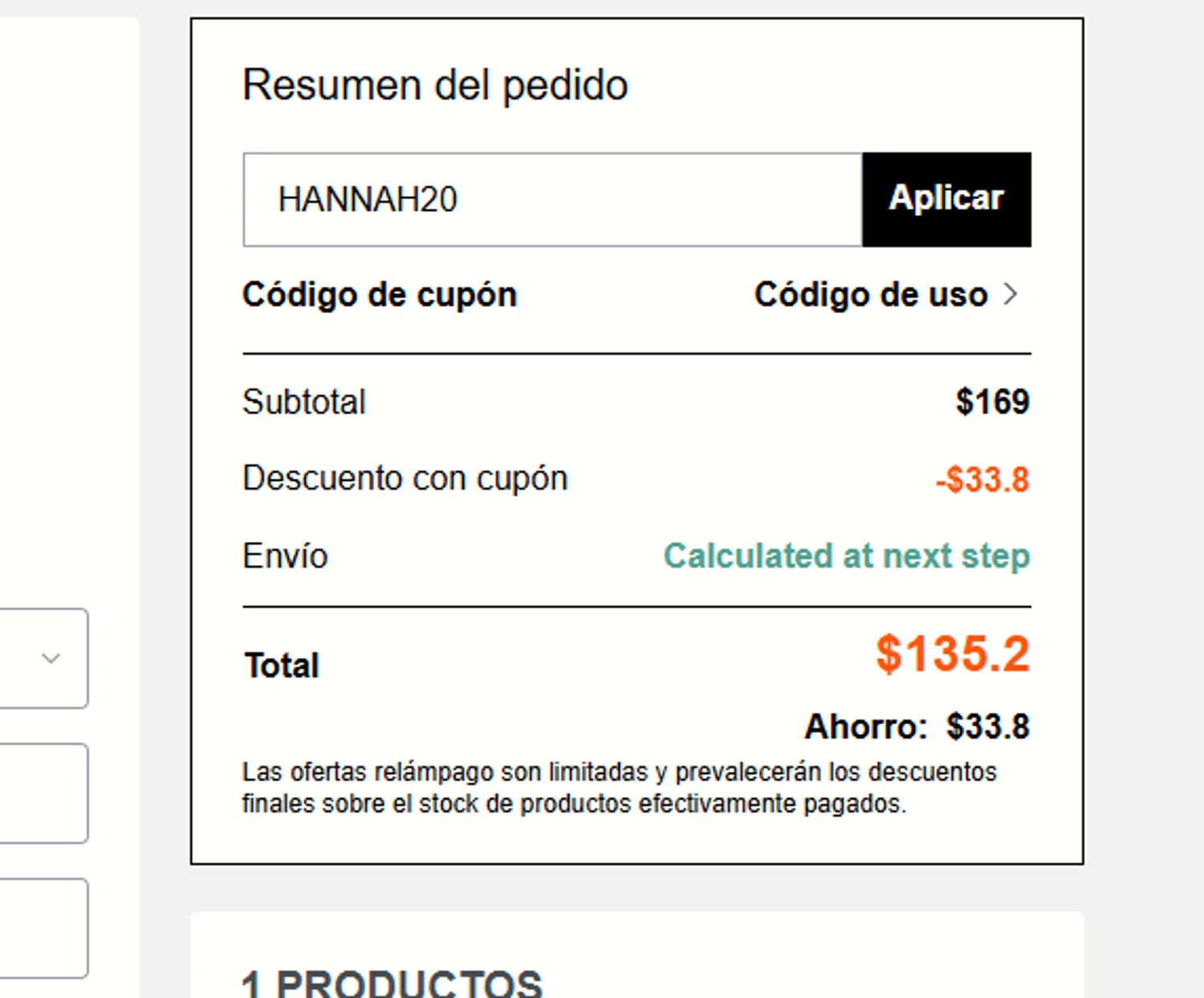 Fehaute coupon code screenshot showing code HANNAH20 applied at Fehaute checkout page. Uploaded by SimplyCodes community member a2d2c2d211 on Nov 21, 2025