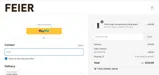 FEIERLOVE coupon verification screenshot