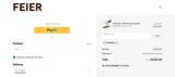FEIERNEW coupon verification screenshot