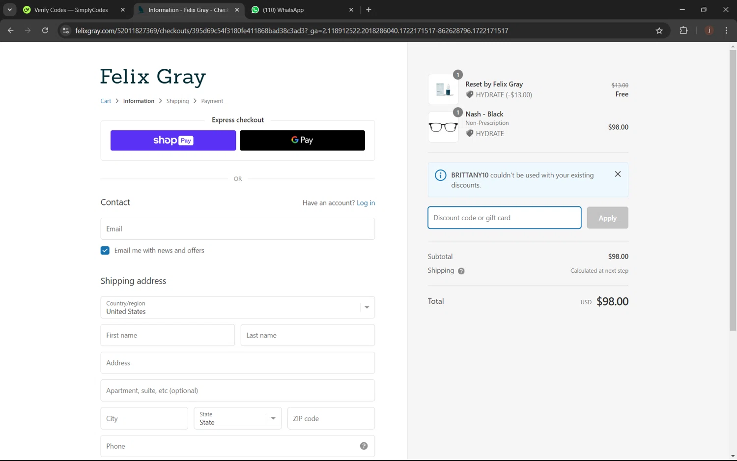Felix Gray Discount Codes 30 Off August 2024