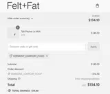VERMONT_COMFORT_FOOD coupon verification screenshot