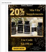 GLOW20 coupon verification screenshot