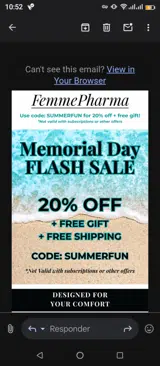 Summerfun coupon verification screenshot