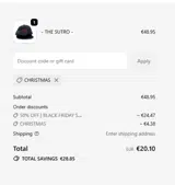 WELCOME coupon verification screenshot