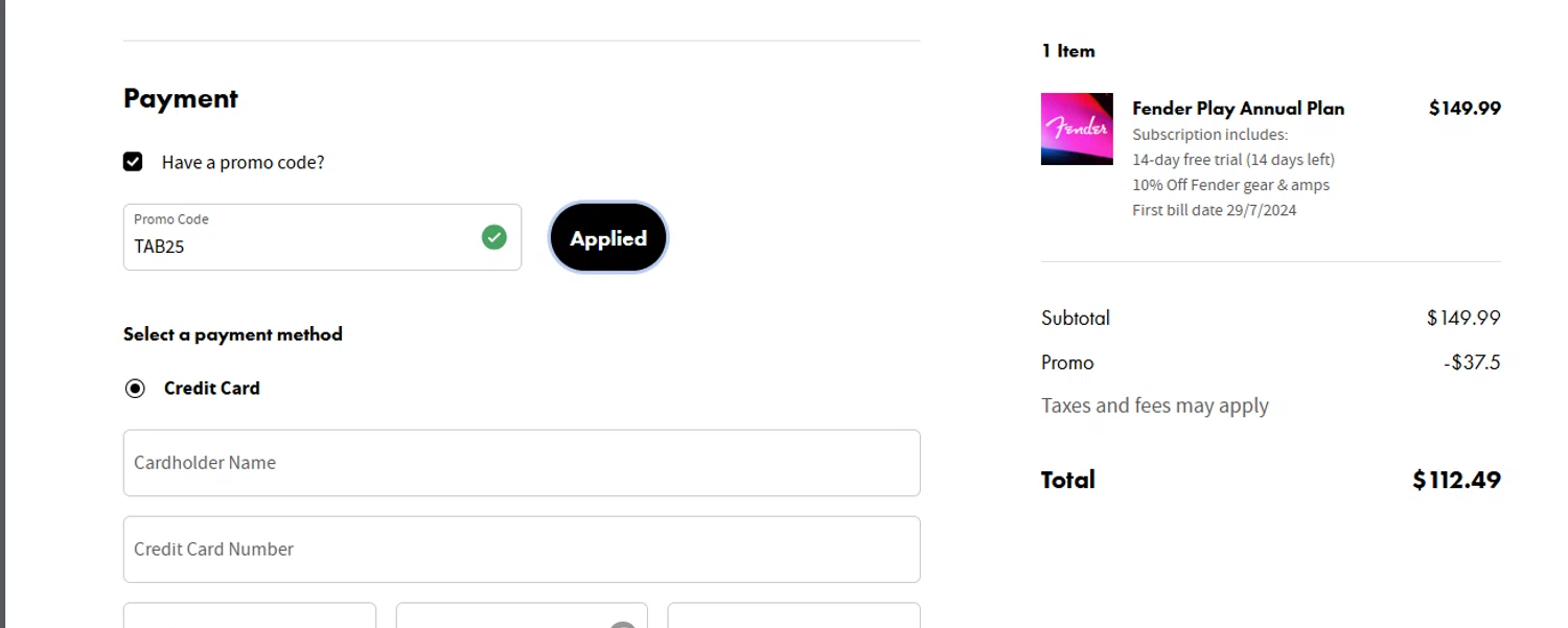 Fender Promo Codes 10 Off Coupon Codes in August 2024 SimplyCodes