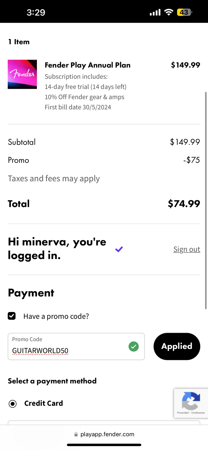 Fender Promo Codes 10 Off September 2024