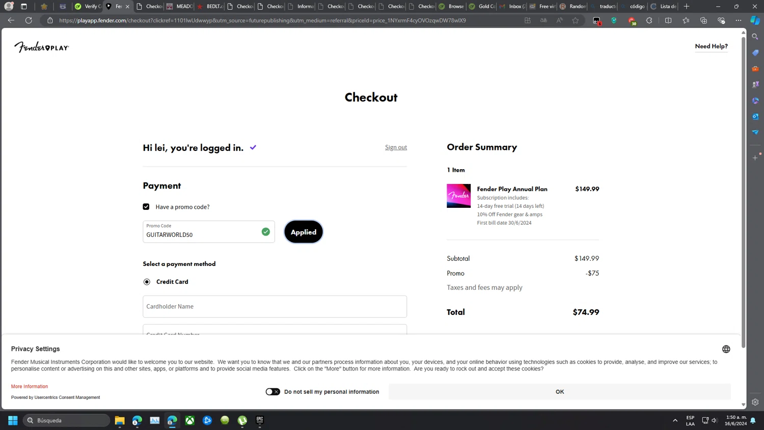 Fender Promo Codes 10 Off October 2024