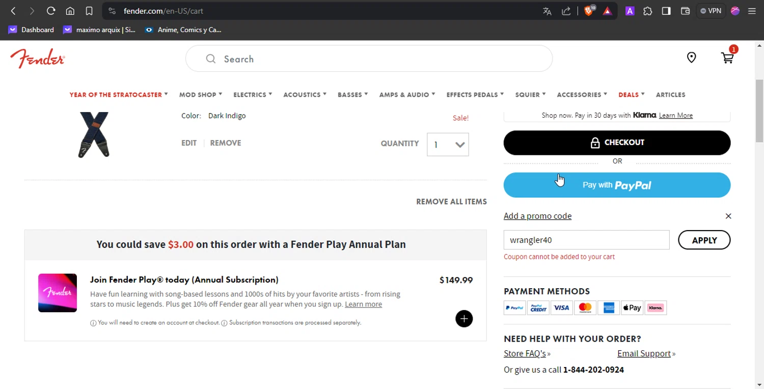 Fender Promo Codes 50 Off March 2024