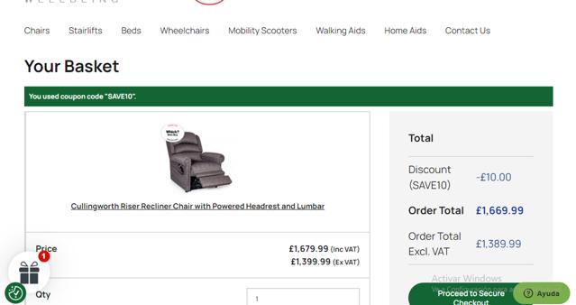 Fenetic Wellbeing checkout page showing Fenetic Wellbeing discount code box | Screenshot taken by SimplyCodes community member on Jan 26, 2025