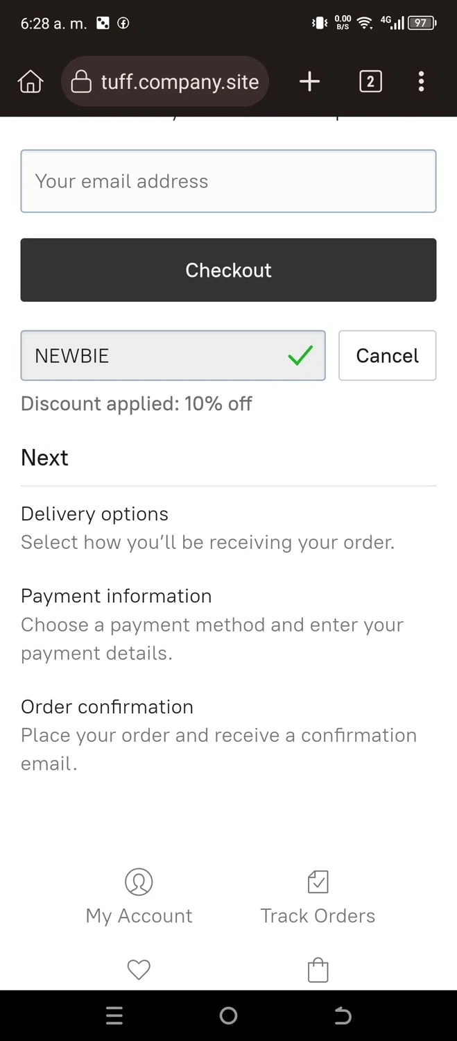 Ferdoll Beauty checkout page showing Ferdoll Beauty promo code box | Screenshot taken by SimplyCodes community member on May 14, 2024