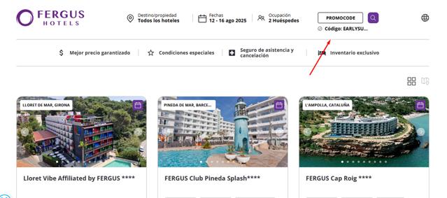 Fergus Hotels checkout page showing Fergus Hotels promo code box | Screenshot taken by SimplyCodes community member on Aug 8, 2025