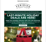 FERIDIES coupon verification screenshot