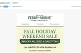 FALL30 coupon verification screenshot