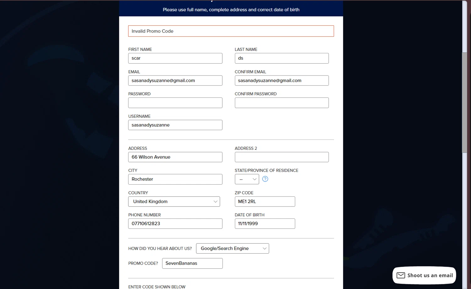 FFPC promo code screenshot showing code SevenBananas applied at FFPC checkout page. Uploaded by SimplyCodes community member BrandoJose1 on Aug 2, 2025