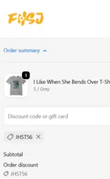 jhst56 coupon verification screenshot
