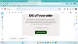 CM25 coupon verification screenshot