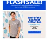 FLASH20 coupon verification screenshot