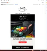 FIESTA15 coupon verification screenshot