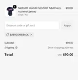 BABYCOMEBACK coupon verification screenshot