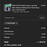 PRITVPJGWL coupon verification screenshot