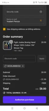 GEGNJMMHGD coupon verification screenshot