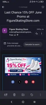 JN15 coupon verification screenshot
