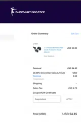 freeprizeluck coupon verification screenshot