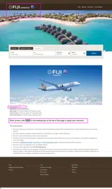 FJFLY coupon verification screenshot
