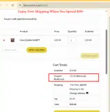 Fiji Vanua Kava coupon verification screenshot