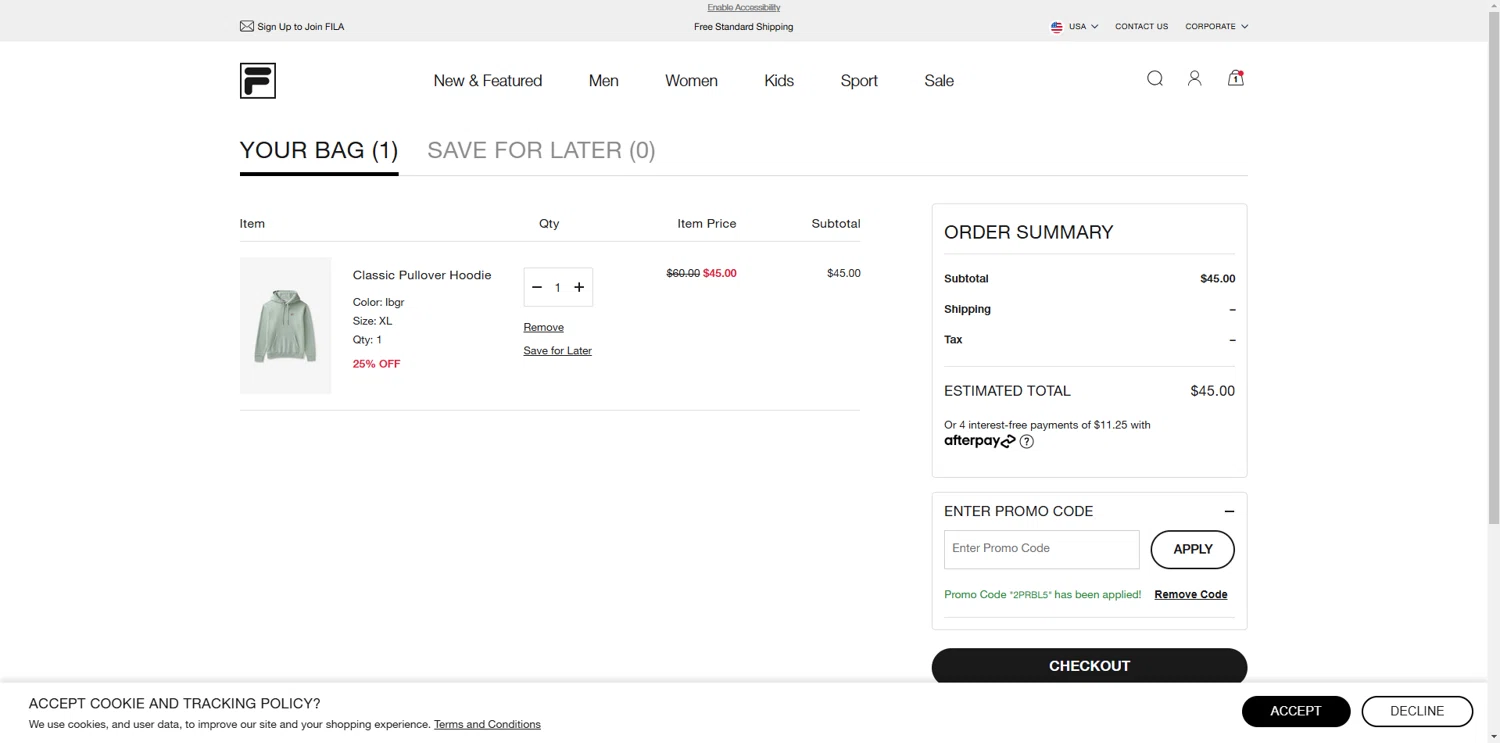 Fila Promo Codes 8 Verified 20 Off Sitewide Feb 2025