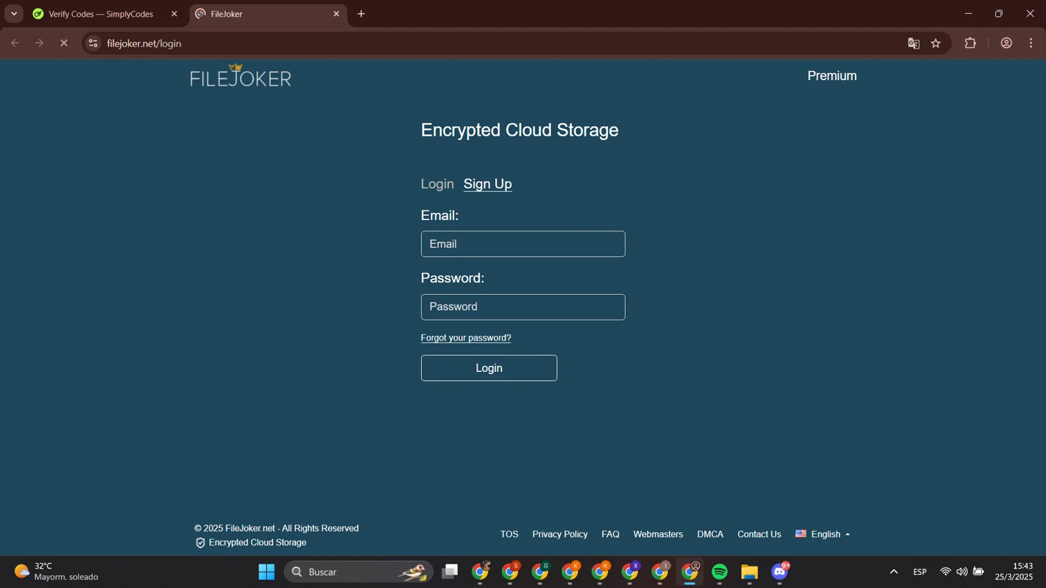 FileJoker promo code screenshot showing code SPRING30 applied at FileJoker checkout page. Uploaded by SimplyCodes community member alejandrobermudez on Mar 25, 2025