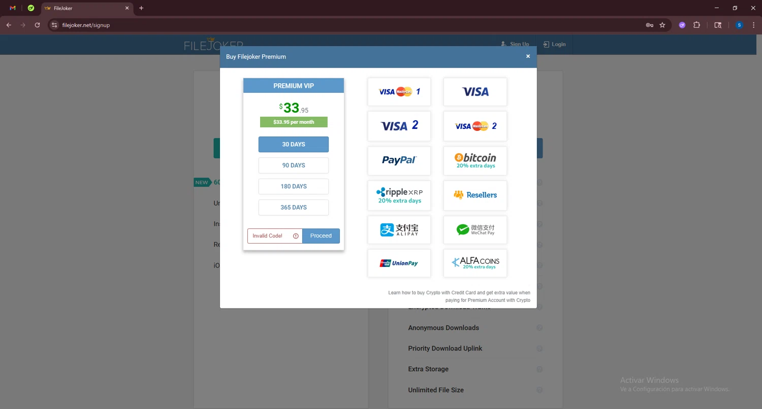 FileJoker promo code screenshot showing code SAVE20 applied at FileJoker checkout page. Uploaded by SimplyCodes community member BrandoJose1 on Jun 26, 2025